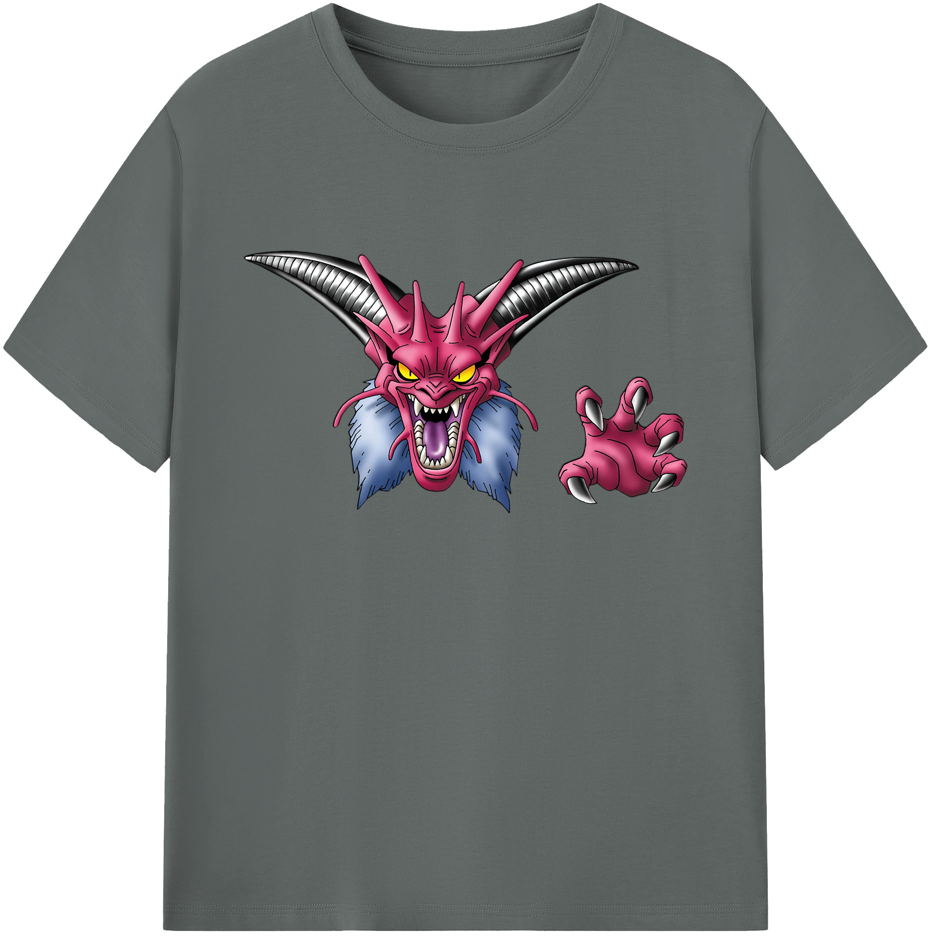 （画像用） ドラゴンクエスト Doragon Kuesuto Dragon Quest 綿100％ メンズ半袖Tシャツ｜肌触りやわらか＆通気性